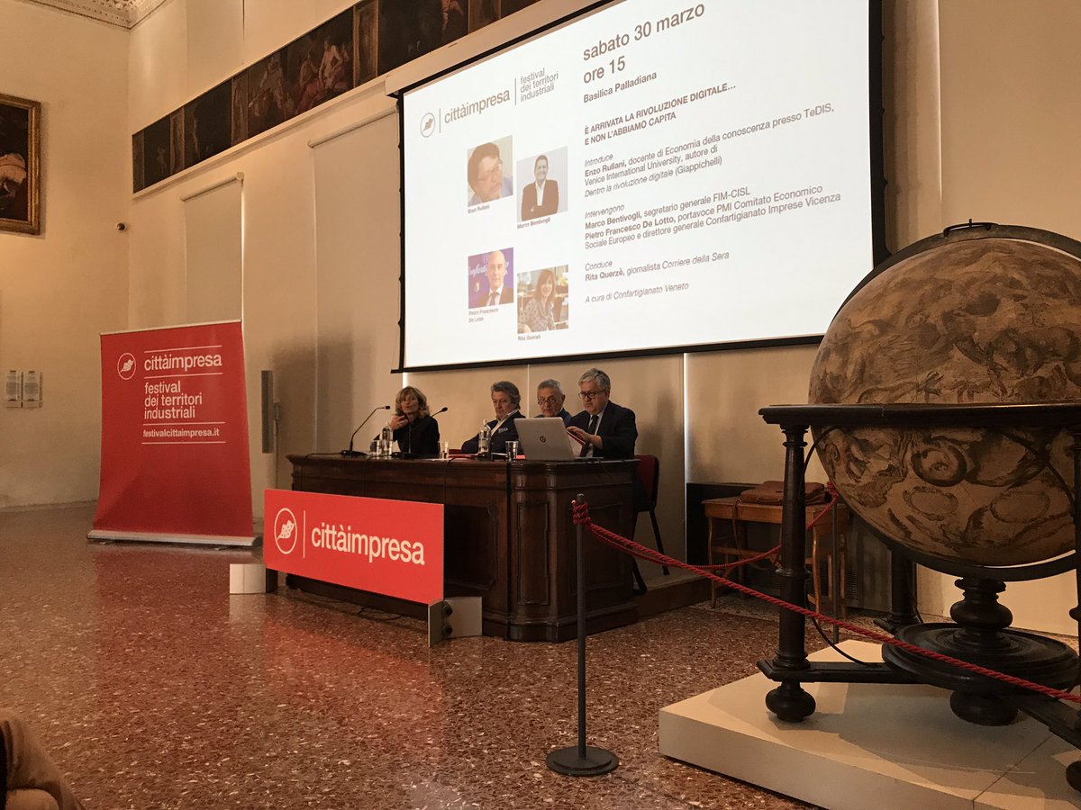 MyriamFino's tweet photo. @citta_impresa @CittadiVicenza @GianpieroCalzol “ non bisogna banalizzare il prodotto italiano all’estero, bisogna mantenere una distintivita’” https://t.co/8RxmMvpgnJ