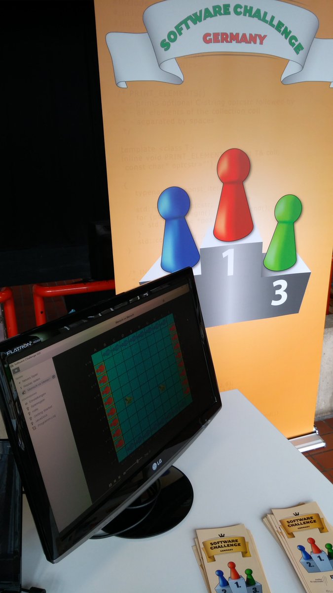 Die Software Challenge präsentiert sich auf dem SH-Hill  Tag für Informatik Lehrkräfte in Neumünster! #SHHill #sc19
Neue Runde startet im September!