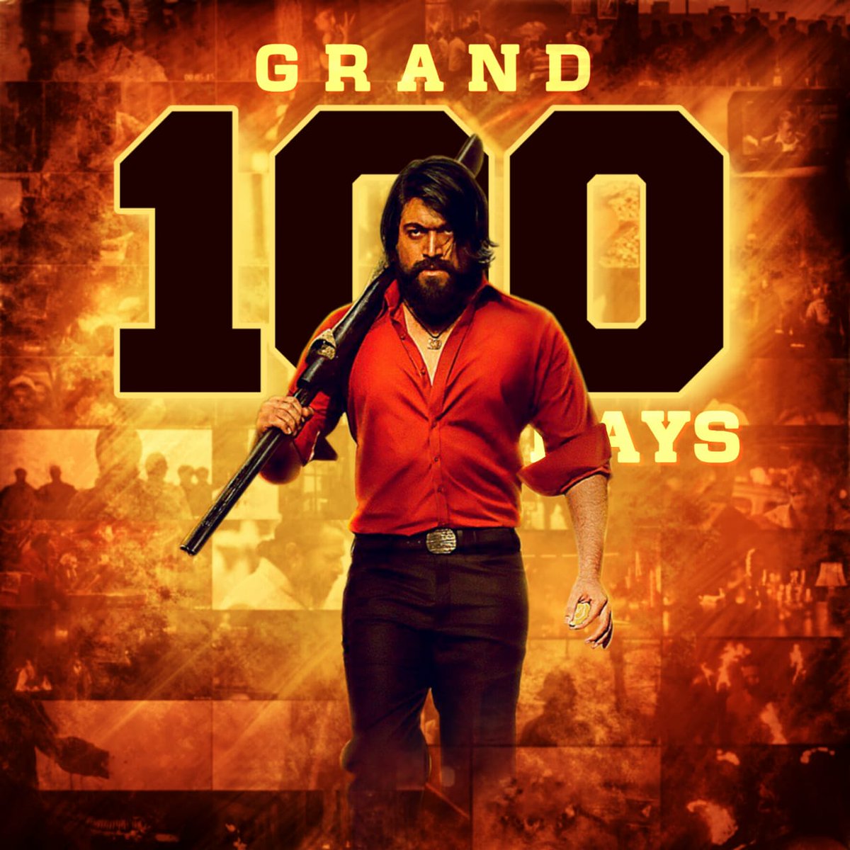 TeamYashotsava's tweet photo. The Movie Which Competete With More Than 9 Movies On Release.,
The Movie Which Shows The Strength Of Kannda Film Industry💪
The Movie Which Gives First 100 And 200 Crores In KFI😎
Use ThIs Tag In All Your Tweets💪
#100DaysForKGFChapter1 https://t.co/rAK5sKLpWQ