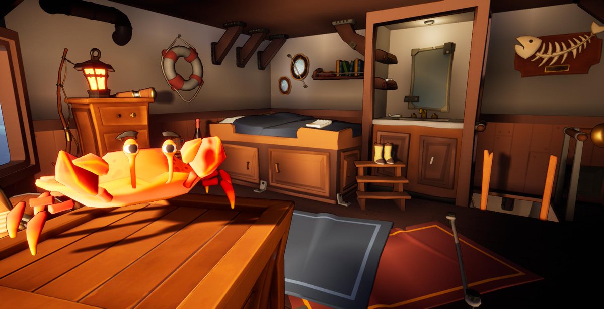 Now Bone Voyage can now be found on Steam, we can finally share a lot more content! Meet Chris! He is one of the critters of the ship with an obsession for shiny objects. What trouble will he cause on your adventure?
#screenshotsaturday #BoneVoyageGame
store.steampowered.com/app/1058370/Bo…