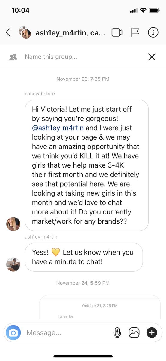 torrfeedo1's tweet photo. @ZachSvobodny Got the EXACT message from 2 different groups of girls. damn at least switch it up a little 😂 https://t.co/Q0A2IytXtG