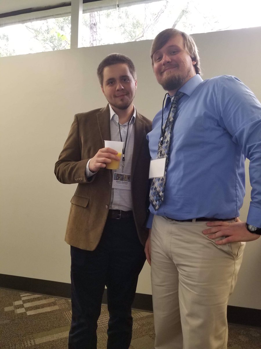 pat_rho's tweet photo. Our amazing PAT members present today at the 2019 Regional Conference at the University of North Florida! We wish them luck! #usfhistory #PhiAlphaTheta https://t.co/VyUpfcMnzp