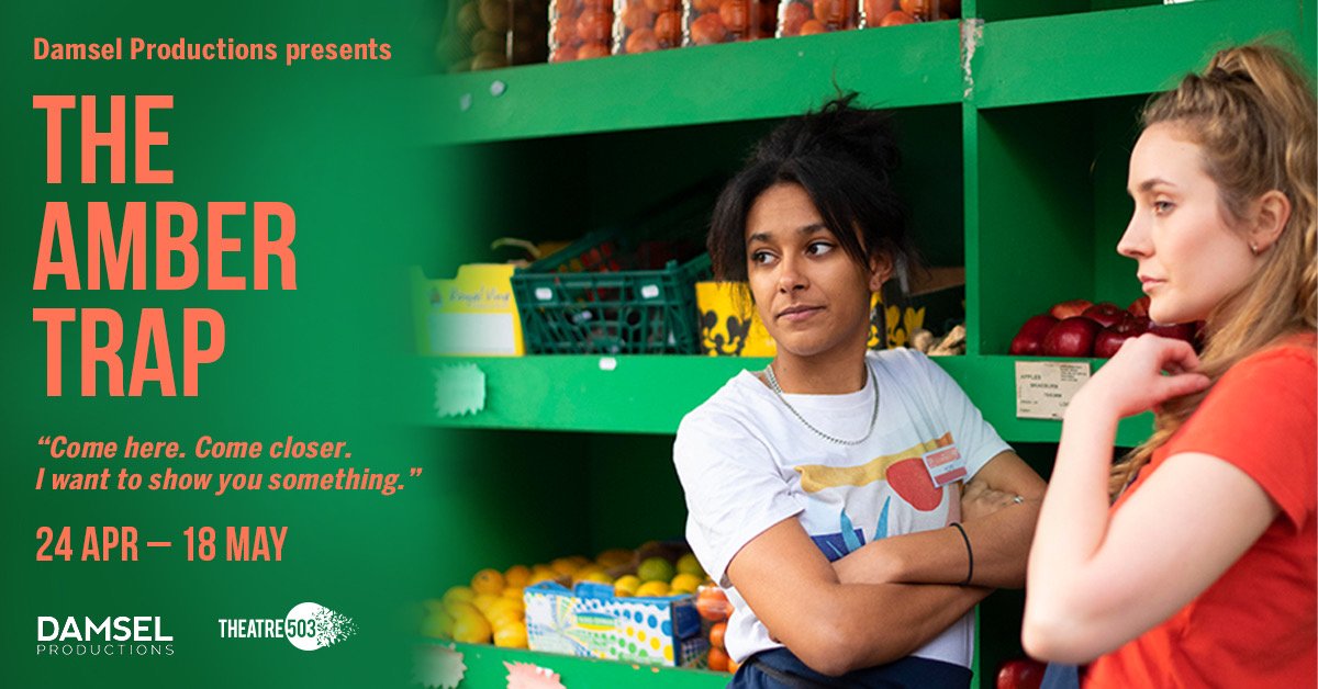 Happy Saturday!

Check out the incredible deals for <a href="/tabithamortiboy/">Tabitha Mortiboy 🌈</a>'s #503AmberTrap

🧡£10 Previews (24-27 Apr)
🧡FIVE £5 tickets avail for each perf
🧡Live in #SW11? Get £2 tix on your first visit
🧡'Pay What You Can’ Sat Mats

What are you waiting for?
theatre503.com/whats-on/the-a…