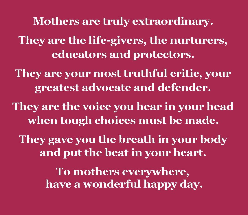 MarkMcFadden's tweet photo. For mothers everywhere. #MothersDay #Mothersday2019 #MotheringSunday https://t.co/pZ7FbAgXID