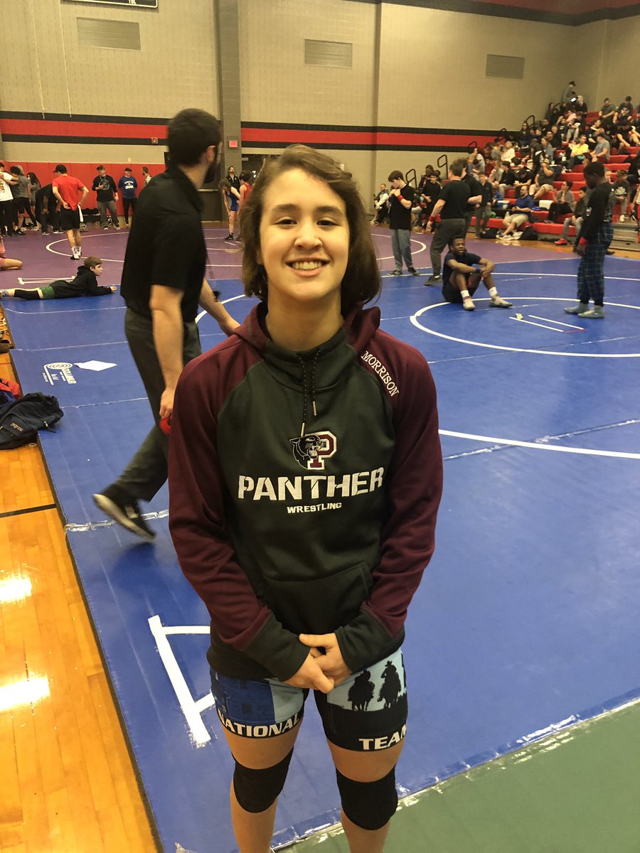 PowerWrestleTX's tweet photo. First win in Power Wrestling Club history! 2x state placer, Riley Morrison. https://t.co/ZofM7a7wLI