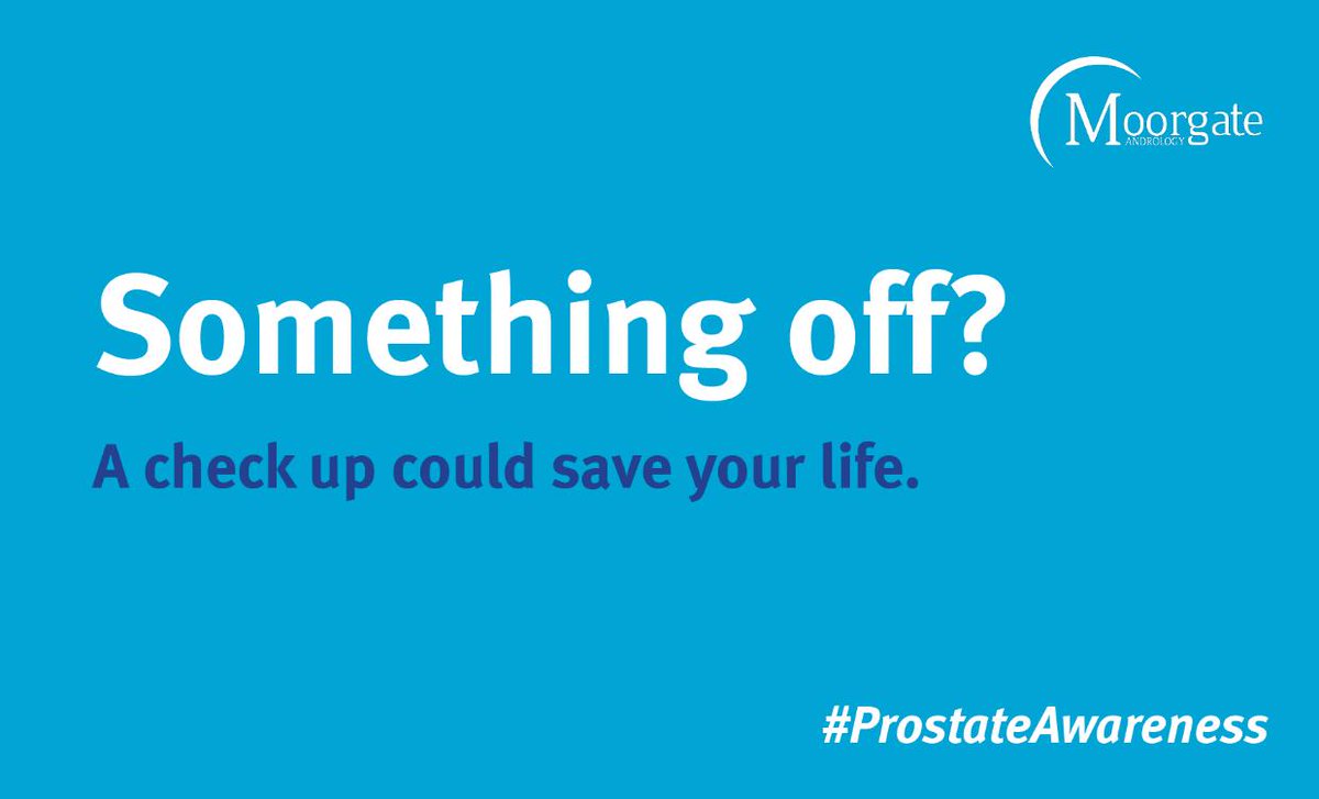 MoorgateA's tweet image. If you are noticing signs of prostate cancer in yourself or in someone you know, don&apos;t hesitate to contact your local GP for a prostate check.

#prostateawarenessmonth
