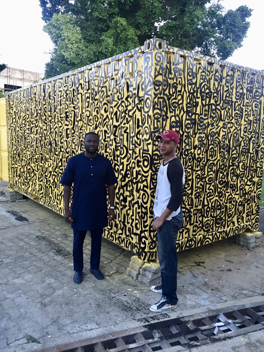 With the god  @victorsozaboy pre-installation in 2016. 