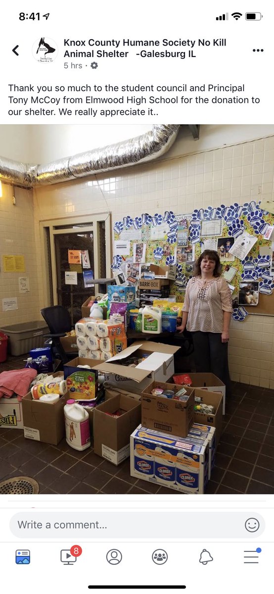 So proud of the EHS student body and the Student Council for their participation and running of FurFest!  With your help we donated all this to the Knox County Humane Society! #TrojanForce322 #wow #ProudTeacher #stuco #studentcouncil #whatdoyouthinkaboutthat