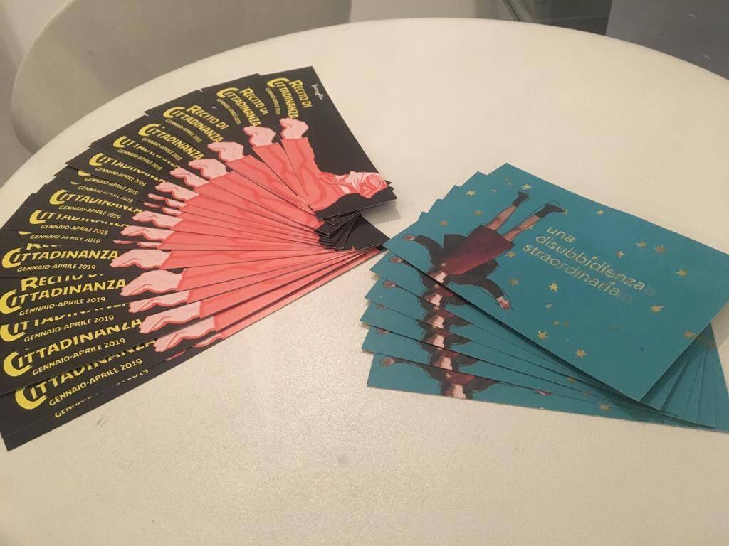 Dopo il debutto di ieri questa sera si replica con lo spettacolo “Una disubbidienza straordinaria” a #Bologna, per @teatridivita all’interno della rassegna Recito di Cittadinanza. Ore 20!
#iacteatro