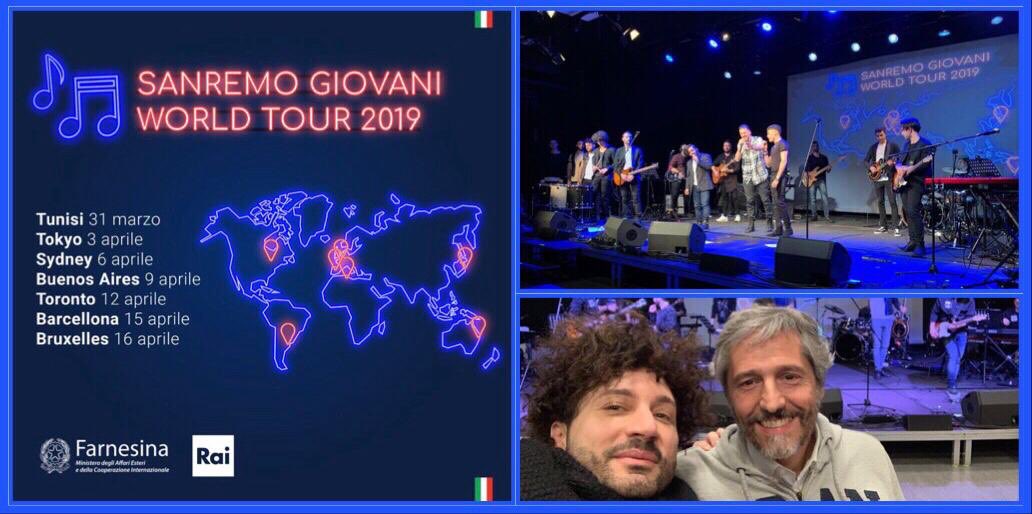 _GianniTesta's tweet photo. Ieri grandi emozioni alla #Data0 del #SanremoGiovaniWorldTour applausi per tutti in particolare per i @DESCHEMAband che hanno rivisto tra il pubblico anche altri partecipanti ad @Area_Sanremo con me in sala il pres.di @SinfoSanremo @CaridiMaurizio e #RobertoDOnofrio di @LexMedia https://t.co/3SJuPN6IrO