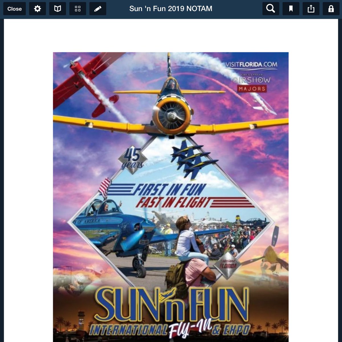 JeppForeFlight's tweet image. Download the official @SunnFunFlyIn event NOTAM in Documents. How are you getting to #SNF19? ✈️🚁🚗