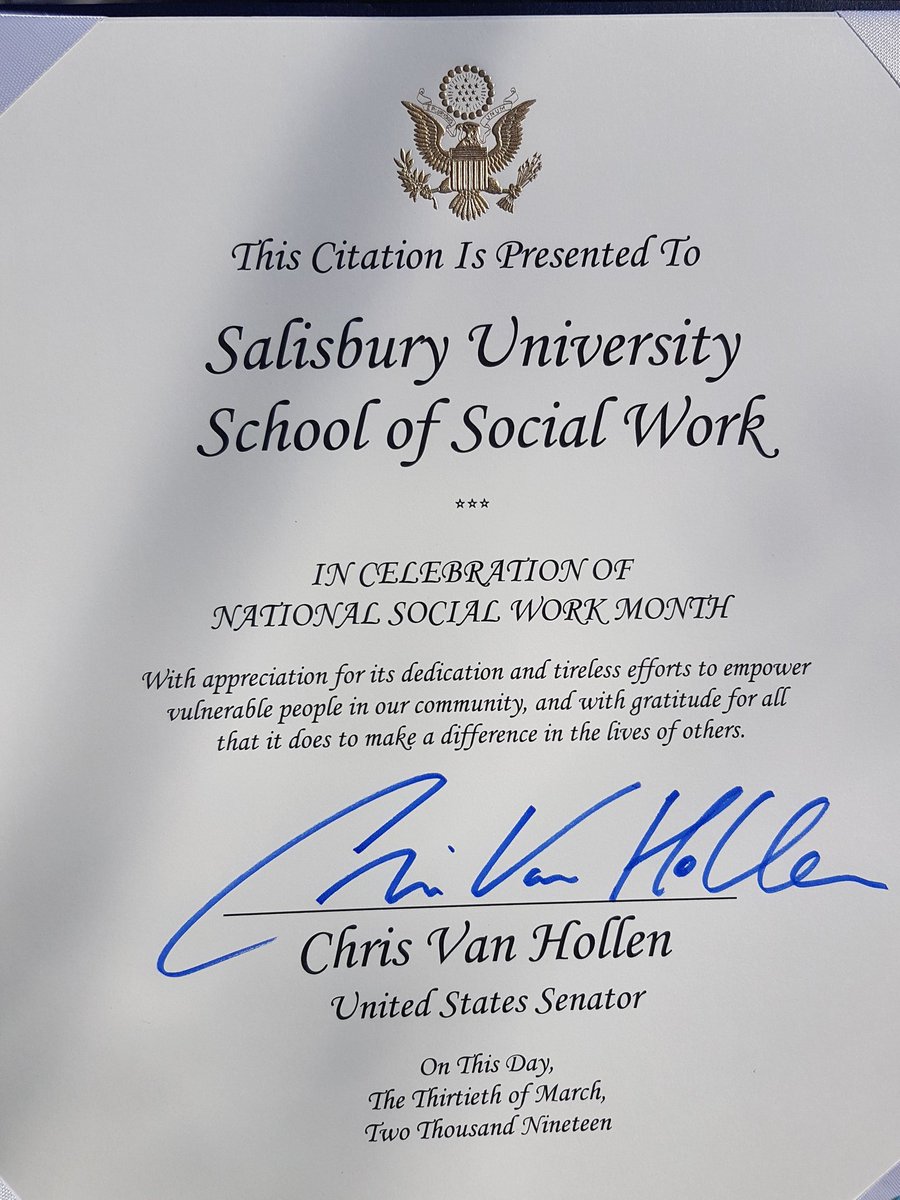 SUSocialWork's tweet photo. March for social work! Thanks to all who came out today to #elevateSUsocialwork! We loved hanging out with #socialworkers and #SUsocialwork alumni, students, faculty, &amp; friends (including US senator Chris Van Hollen)! https://t.co/OKdxR01QPJ