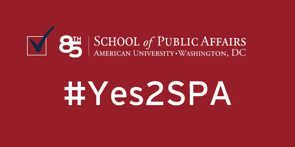 AU_SPA's tweet photo. If you've decided to come to @AU_SPA for graduate school, let us know. Share the hastag #Yes2SPA https://t.co/JePKCMqAzm