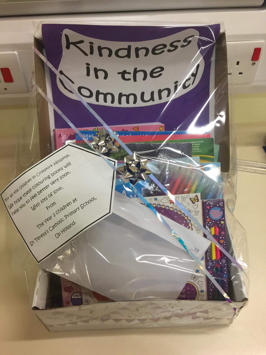 childrensODGH's tweet photo. We have received a lovely donation from one of our local primary schools . Thank you very much  St Teresa's Ptimary School Upholland  👍 @SONHStrust  @StTeresasUp  #kindness in the communinty #supportingchildrenandfamiliesinhospital https://t.co/1zWvfaPKoU