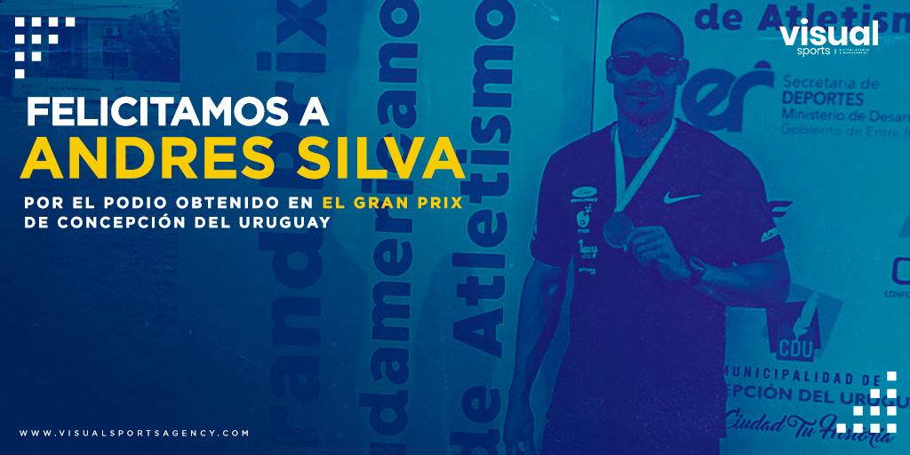 sports_visual's tweet photo. Felicitamos a @ASilvaOfficial por el podio logrado en el Gran Prix de Concepción del Uruguay. Gracias por dejarnos formar parte del equipo! 💪💪🏅
#PiesAlados #AndresSilva #VisualSports https://t.co/GBaPfxDJC3