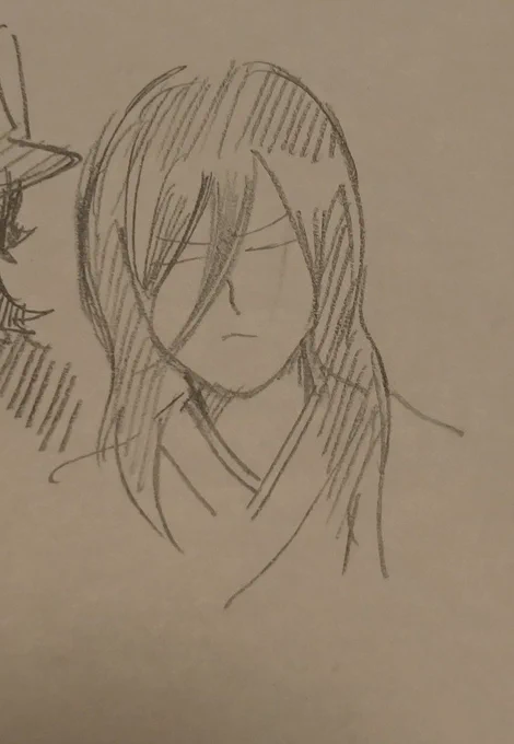 これはごえもんを描けと言われて頑張ったけどルキアとトリスタンが混じった人にしかならなかった絵 