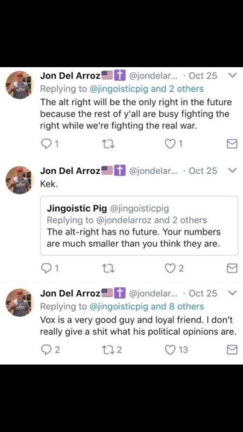 Droogs1962's tweet image. #ComicsGate #BLAMEWARCAMPAIGN   vox day will be the next alt righter in comicsgate. Already happening