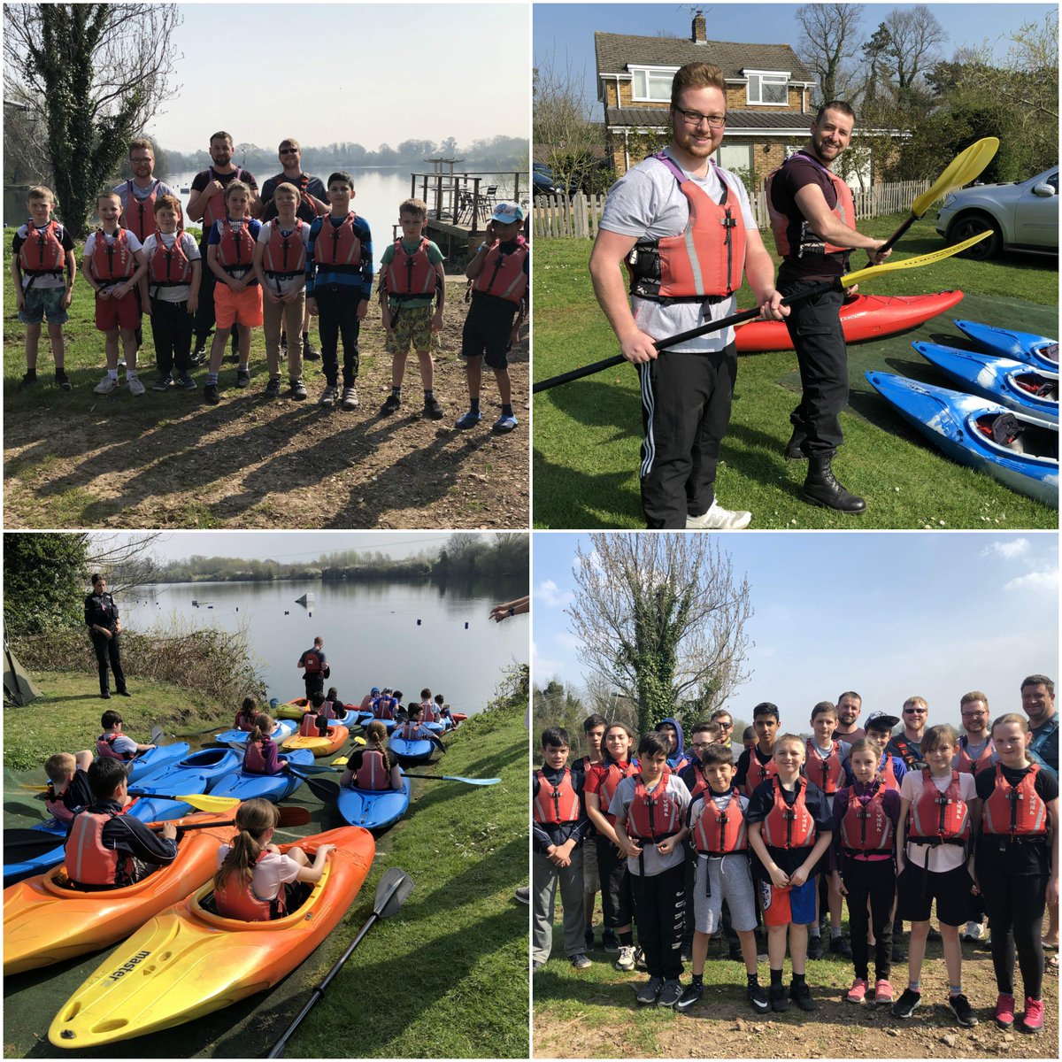 PCSO Gibbs &amp; PCSO Pietras &amp; PC Benning from the North NHPT have had a brilliant day Kayaking with the Cubs and Scouts groups from Britwell. Great opportunity engaging with them in a different way. Much appreciation to <a href="/engagewater/">EngageWatersportsLtd</a> for having us. #C3431 #C9500 #CommunityEngagement