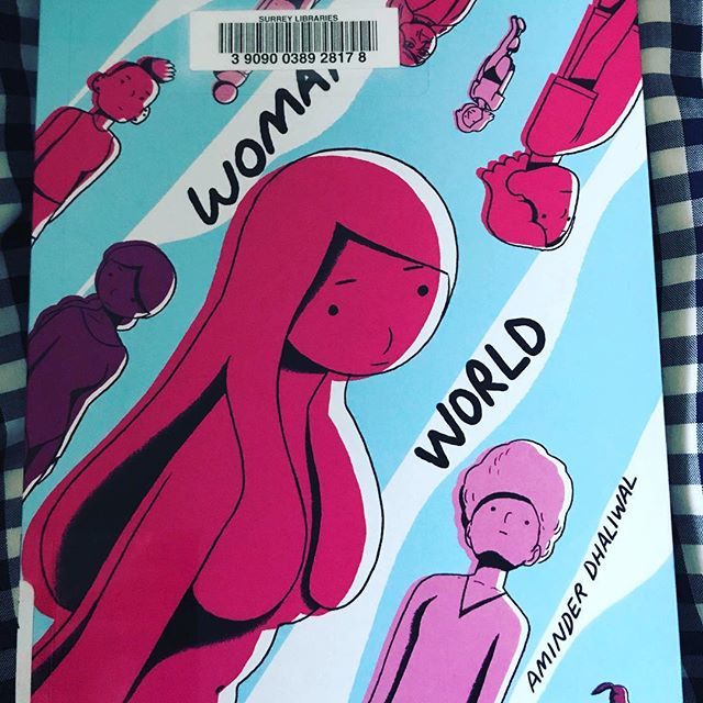 BCLARAIG's tweet photo. #WhatAreYouReadingBC Imagine a world where men have gone extinct. In Aminder Dhaliwal’s charming #graphicnovel we get just that and more. Woman World is thoughtful, humorous, and poignant. (AW). #whatareyoureading #whatareyoureadingbc #instabook #instare… https://t.co/EzAOGDITli https://t.co/Al5oOhZ5aS