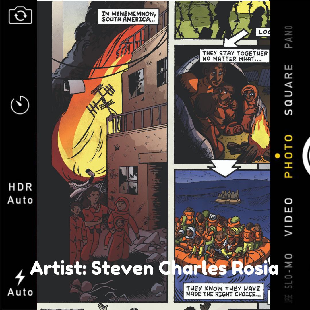 Meet The Supers Artists... keep 'em coming! You all have a lot of artists to follow now.
Steven Charles Rosia.
Steven hails from Okotoks, AB. He can be found on Instagram (at)stevenrosia and on Twitter @StevenRosia 

#artincomics #artist #creators