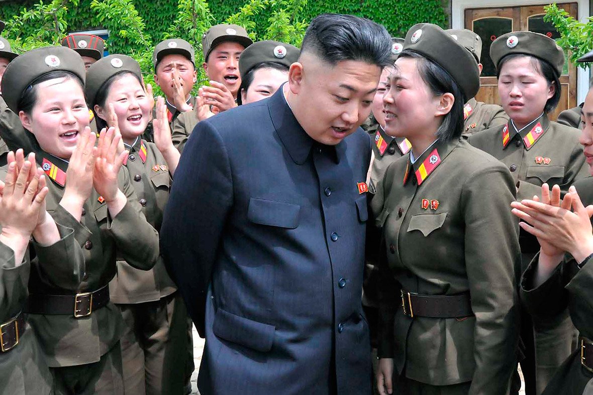 DPRK_News's tweet image. Supreme Leader Kim Jong-Un does not sniff young ladies and girls who appear before him.

He merely appreciates freshness of their hair.