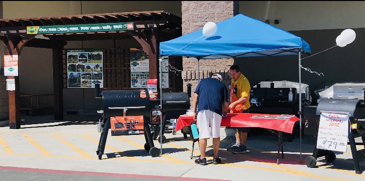 Services, HVAC, AND Trager event in action here at the Mighty Poway #8949! #BOGO final days! Keep it up  Rob! #allin #servicesevent #Traeger #TriTipforcustomers <a href="/NotoKara/">Kara Noto</a> <a href="/Jeffbrennerhd/">Jeff Brenner</a> <a href="/Laura_BMata/">Laura Mata</a> <a href="/DepotJake/">Jake From Home Depot</a> <a href="/JabarrBean/">Jabarr Bean</a> <a href="/jptorresSM/">J.P. Torres</a>