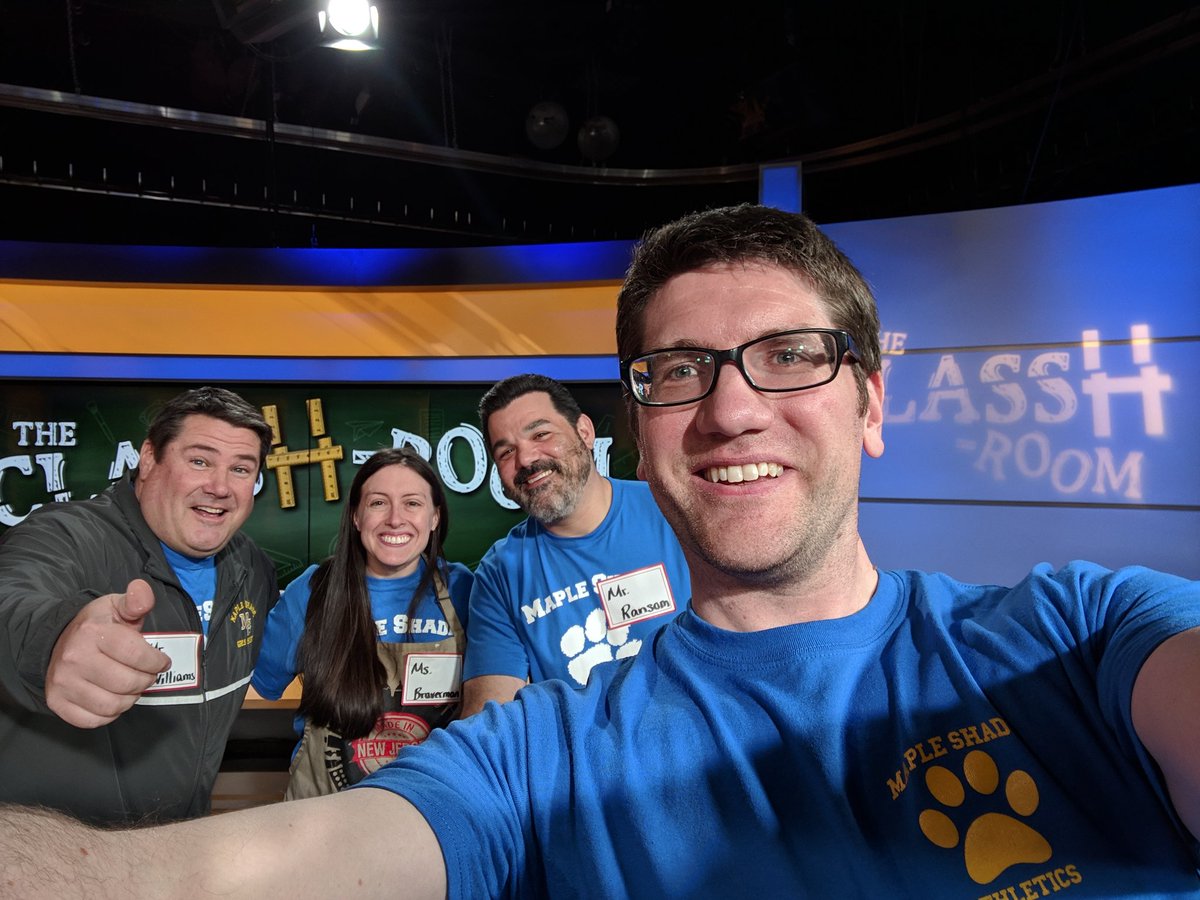 Awesome time at <a href="/theclasshroom/">The ClassH-Room</a> this afternoon.  @mswildcatnation <a href="/MS_Schools/">Maple Shade Schools</a>