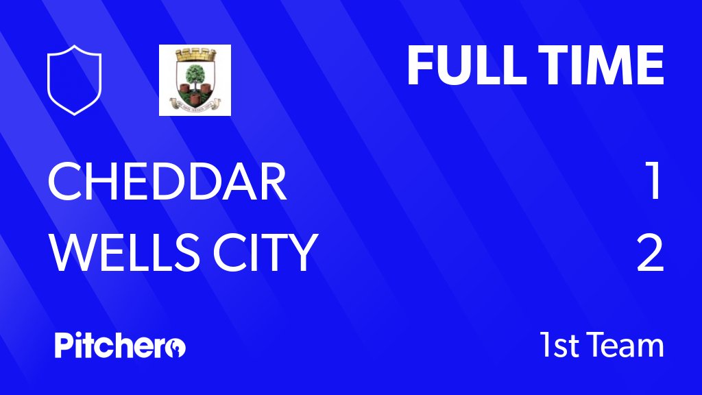 CityWellsfc's tweet photo. FULL TIME: Cheddar 1 - 2 Wells City
#CHEWEL #Pitchero
https://t.co/JFxradZ8eF https://t.co/pDI8Gl3Lwa