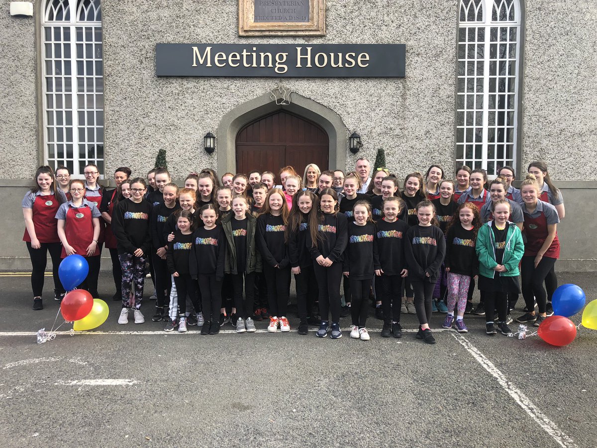 PJ_HARTE's tweet photo. What a morning for Hiphopical at The Meeting House, farm shop &amp; cafe. Mary, Raymond and all the staff treated the dance crew like super stars. 👍🏽 serving them all breakfast before today’s rehearsals. Mums and Dads too. An amazing gesture for them. 💙💛❤️ thank you @Hiphopical_ https://t.co/NSa5bP3xt9