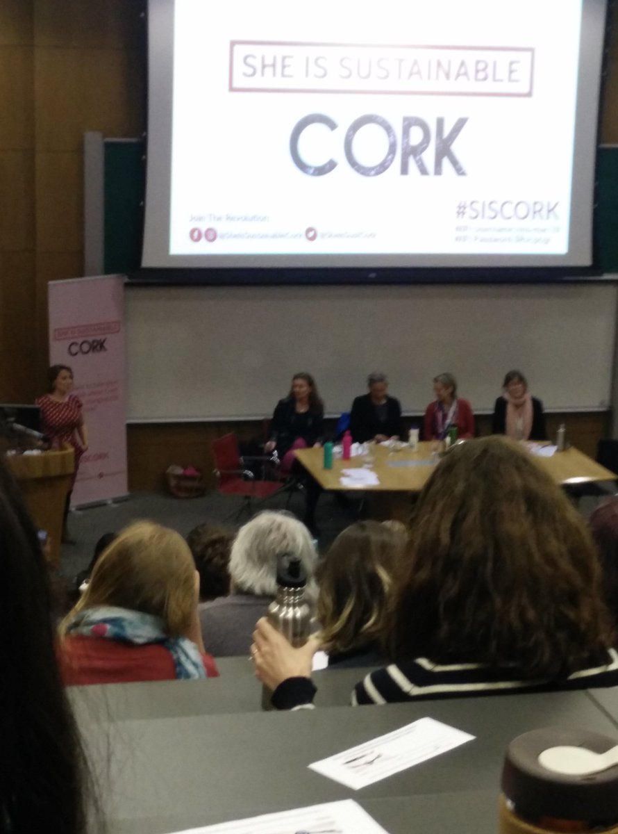 JamesEJepson's tweet photo. An inspiring day of talks at the She is Sustainable conference #SISCork https://t.co/qek8LhHMRU
