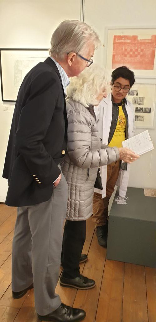 suriyaarts's tweet photo. Today was very special day for us the vist from Saggar family was the icing on the cake
Thank you to all who have supported #changingdundee
#exhibtion
@CherryfieldLane
@VerdantWorks
@harrisacdundee
@maltron3D
@UoD_Archives_RM https://t.co/e0u0nJW934