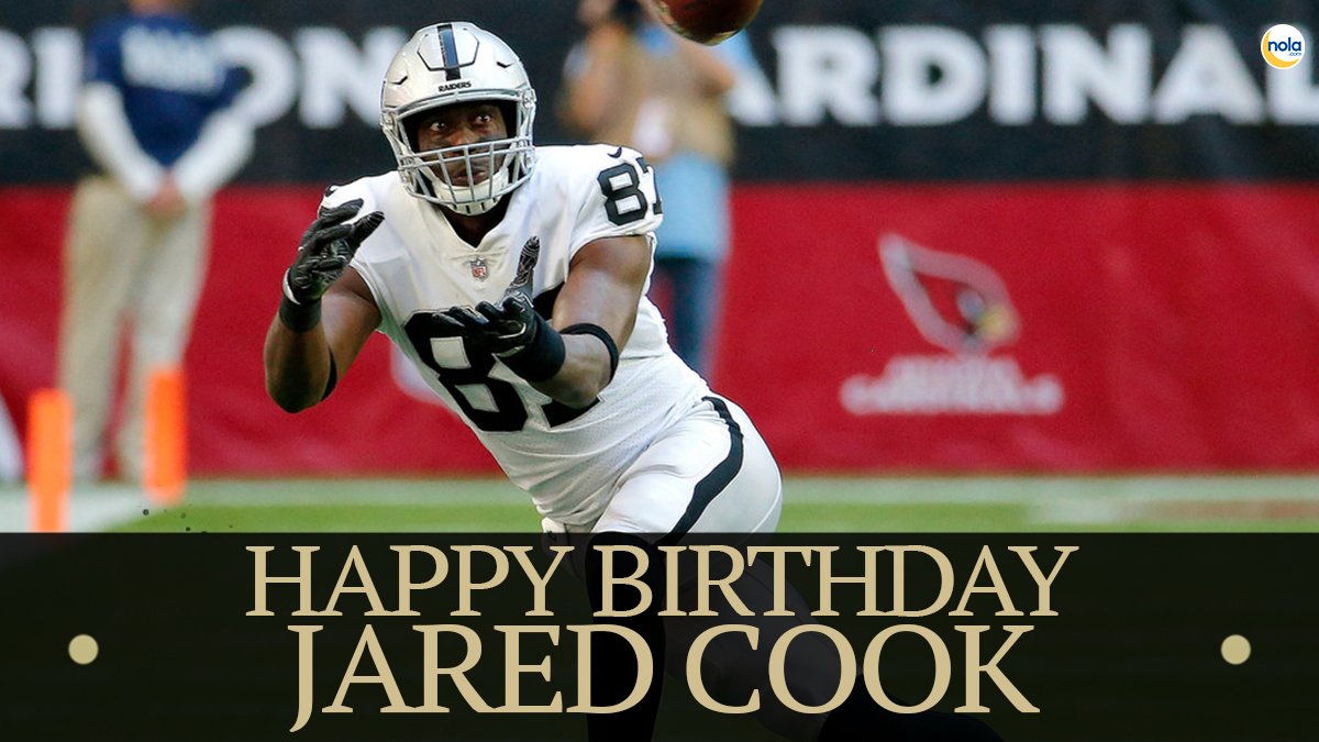 Happy birthday, Jared Cook!   