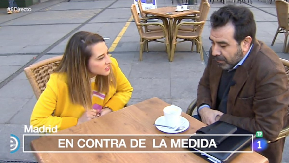 “Con esto es lo que nos ganamos la vida y si nos los cierran, otra vez al paro”. Desde el programa <a href="/EDirectoTVE/">España Directo</a>, Alberto uno de nuestros socios explica lo que supondrá la aplicación de este plan para propietarios y gestores #ParemosElPlan ow.ly/eQvj30ofyik