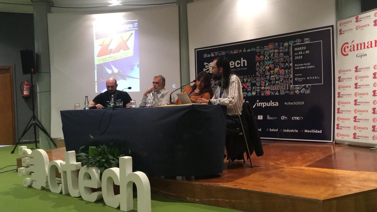 Citech_es's tweet photo. Todavía estas a tiempo de acudir a la mesa: La Edad de Oro del Software Español #citech2019 https://t.co/OZPW3f6cV9