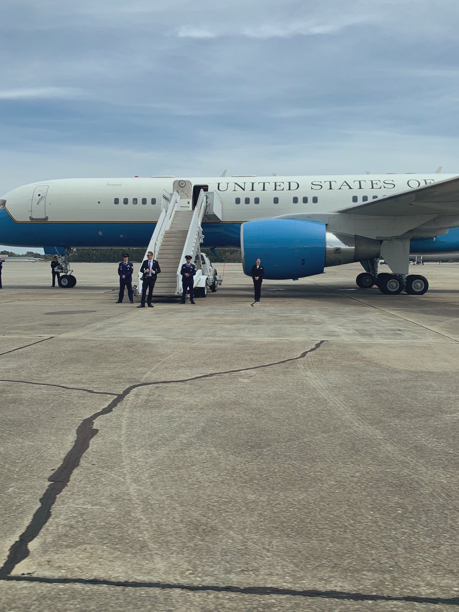 horrycountypd's tweet image. @VP Mike Pence’s Air Force Two is out of here! Thanks for stopping by! 

#VPvisit #HCPD