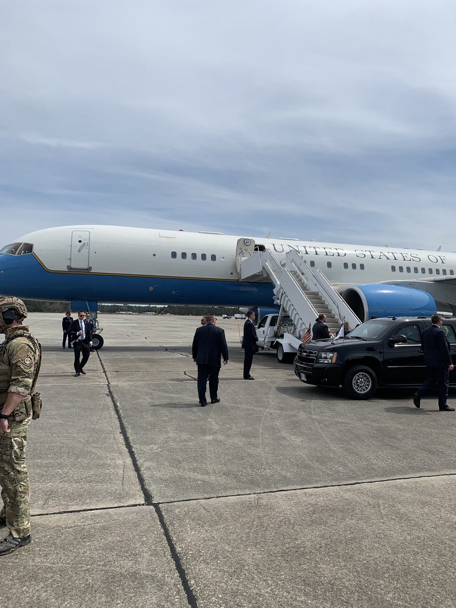 horrycountypd's tweet image. @VP Mike Pence’s Air Force Two is out of here! Thanks for stopping by! 

#VPvisit #HCPD