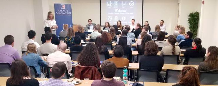 AU_SPA's tweet photo. Thank you to our fantastic graduate student panel today at @AU_SPA’s #EngagementDay. #Yes2SPA https://t.co/VE0vRrC1Ip