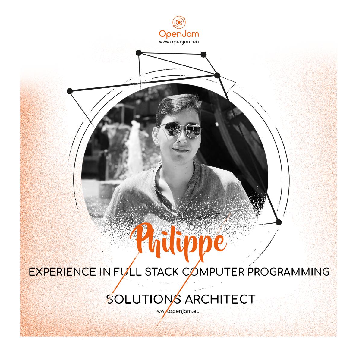 OpenJam_EU's tweet photo. 💡Today, we present Philippe, our Solution Architect.💥

💡Aujourd’hui, nous vous présentons Philippe, notre Solution Architect.💥

🔷https://t.co/zKQiN12J99 

🔶https://t.co/W2zddXy8Qi https://t.co/dkShGjOd3y