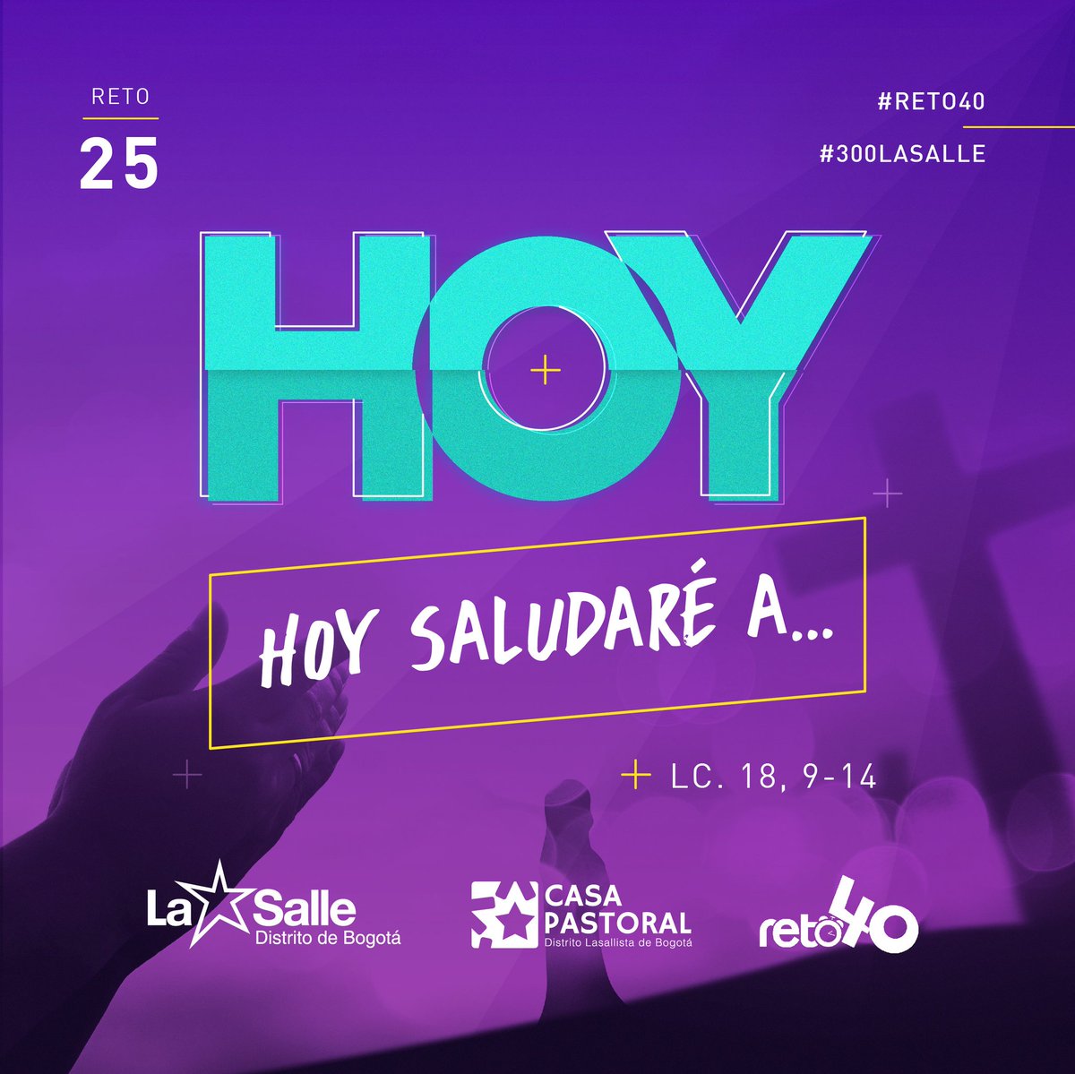 [Reto 40] ¡Acerquémonos a alguien especial en este día! #Reto40 #R40 #Reto40Zipaquira #300LaSalle