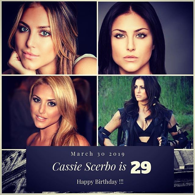 Actress Cassie Scerbo turns 29 !!!    to wish her a happy Birthday !!!  