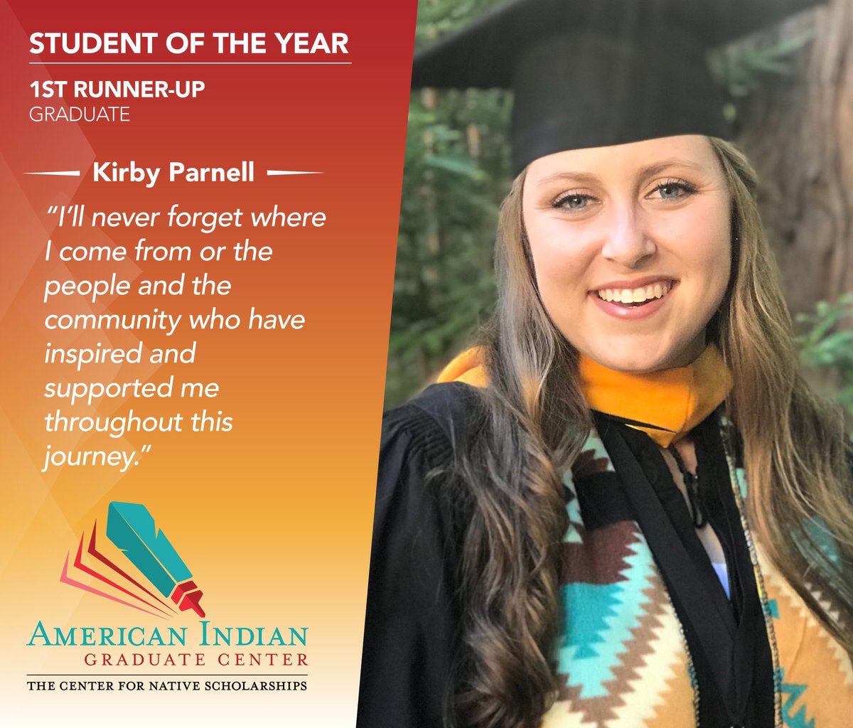 Native_Forward's tweet photo. Our next First Runner-up is Kirby Parnell. 🏅
Kirby is a proud member of the Cherokee nation. She is currently a Fulbright Scholar at the University of Southern Denmark studying harbor seal vocalizations.
Well Done, Kirby!
#AIGCRising
#TeamAIGC
#MakingTheGrad https://t.co/YiJwzTuEUB
