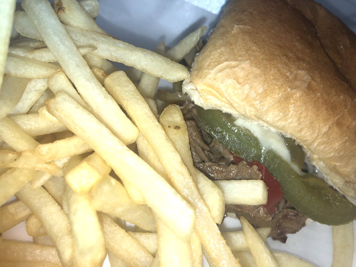 SamzEats's tweet photo. Our first customers of the day stopped in for our famous thin sliced ribeye sandwich, a variety of fries and of course our delicious ice cream! 😋 #OpeningDay #Yum 😍 https://t.co/3pOpQVUMG2