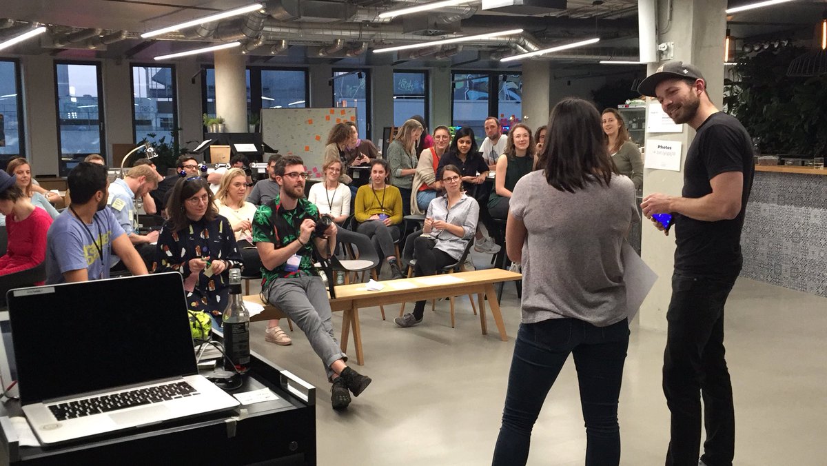 Elevator Pitch time here #GSJam Munich