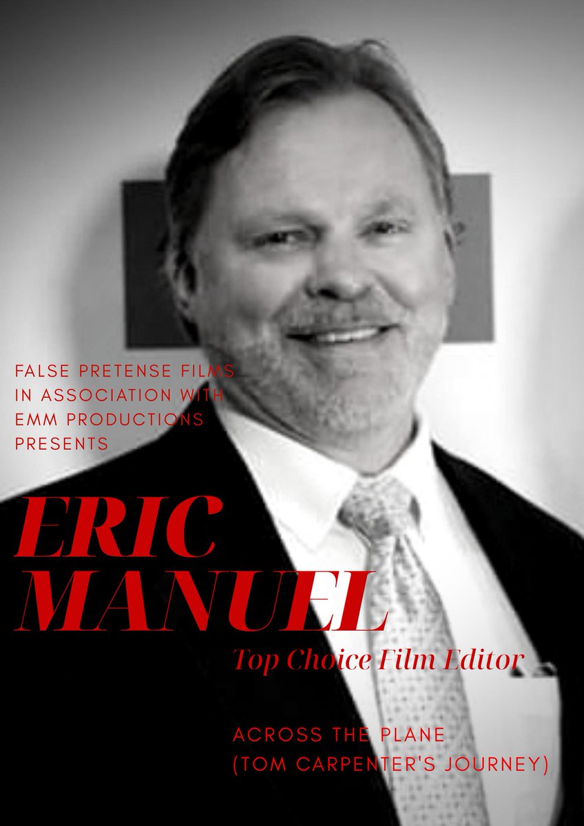 "The magic man" @ericmmanuel. Outstanding film editor for Across the Plane.