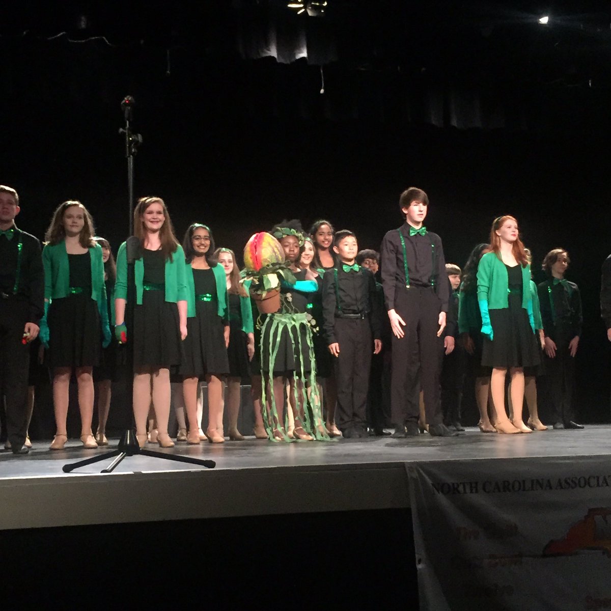 Congratulations to Jay M Robinson MS, winner of the West Region Middle School Show Choir Competition #ncshowchoir