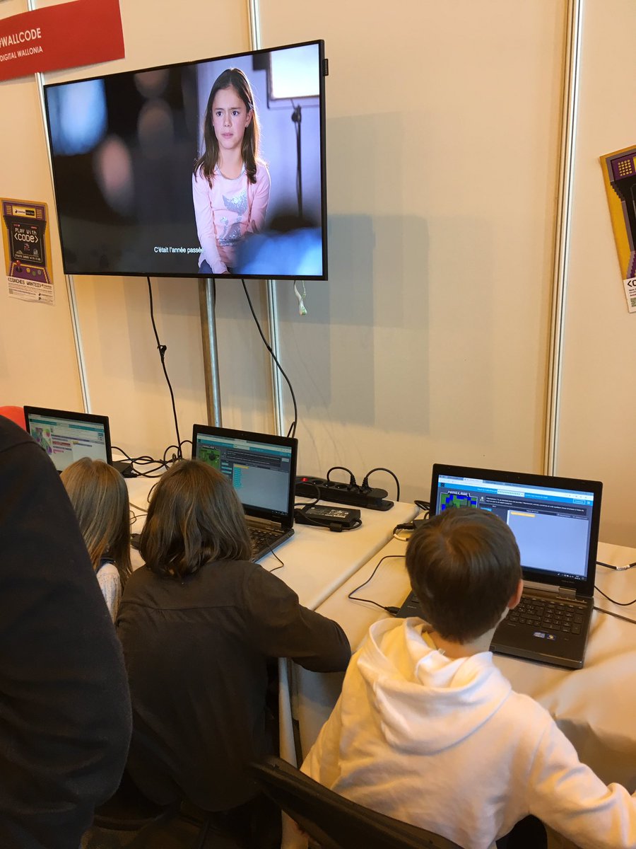 martiiw's tweet image. Le stand #Wallcode @digitalwallonia au #PrintempsDesSciences à @VilledeMons organisé par @umons