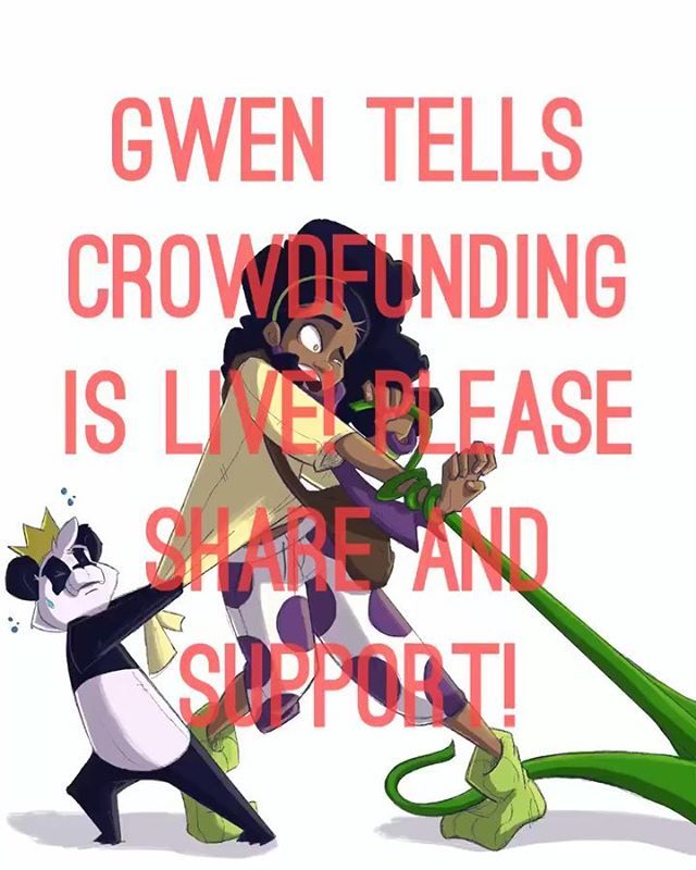 D2artz's tweet photo. Gwen Tells #Crowdfunding is Live!!!! Please support and share! #gthos
What is Gwen Tells and the House of Shroom?
Well, I’m glad you asked. It’s a story about a young African American girl who wakes up in the middle of the night as her favorite stuffed… https://t.co/R9mLuRvBTQ https://t.co/eke2g1cM6j