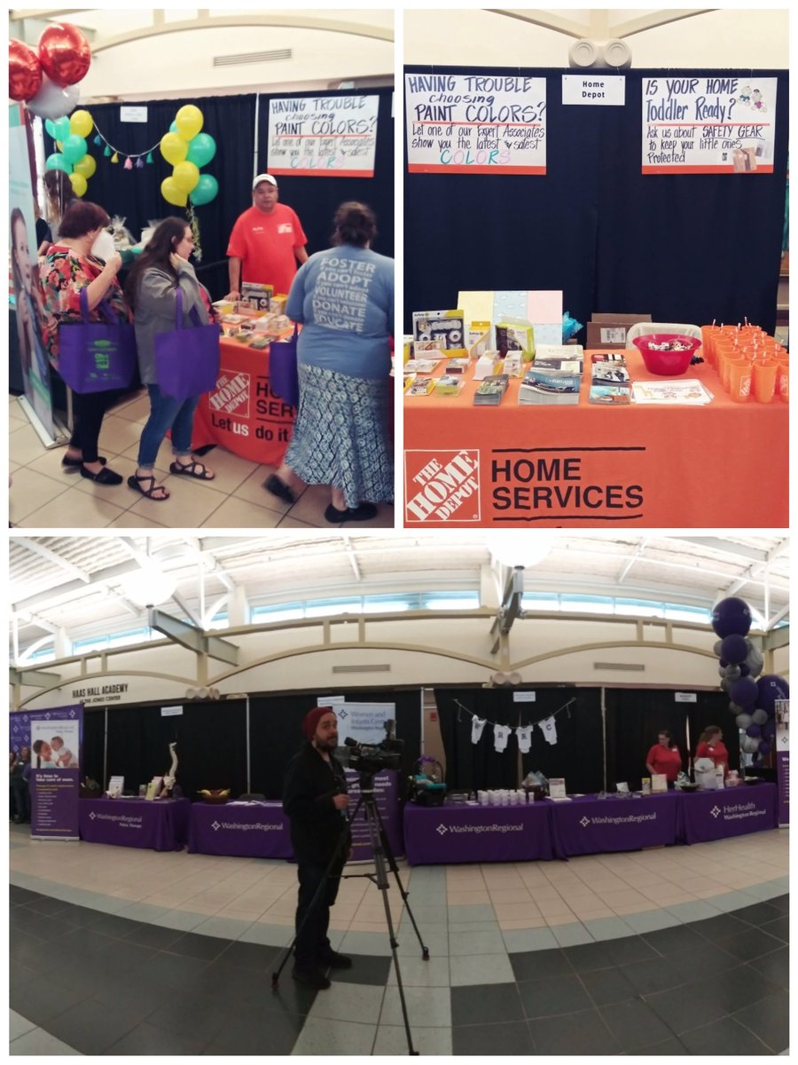 arialj8445's tweet photo. Home Depot out supporting our community at @WorldsLargestBabyshower Helping parents choose the most trending and safest paints for their little ones with @BehrPaint and @safety1st helping parents keep their tiny humans safe! #team8445 #BABIES https://t.co/TUislqM9lO