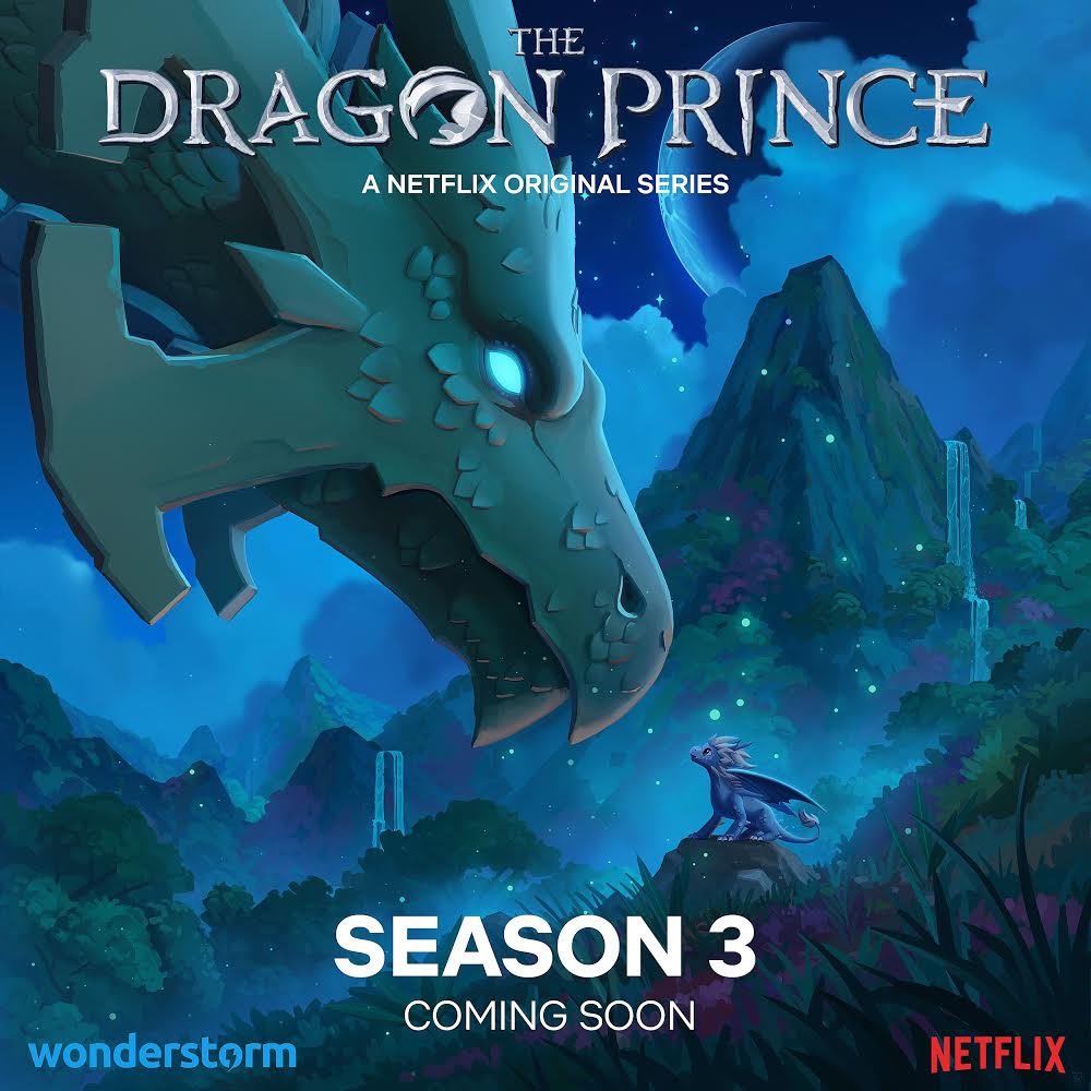 SDCC 2019 Reveals Breathtaking New Poster for 'The Dragon Prince': Grandeur Sol Regem Standing Against A Mage