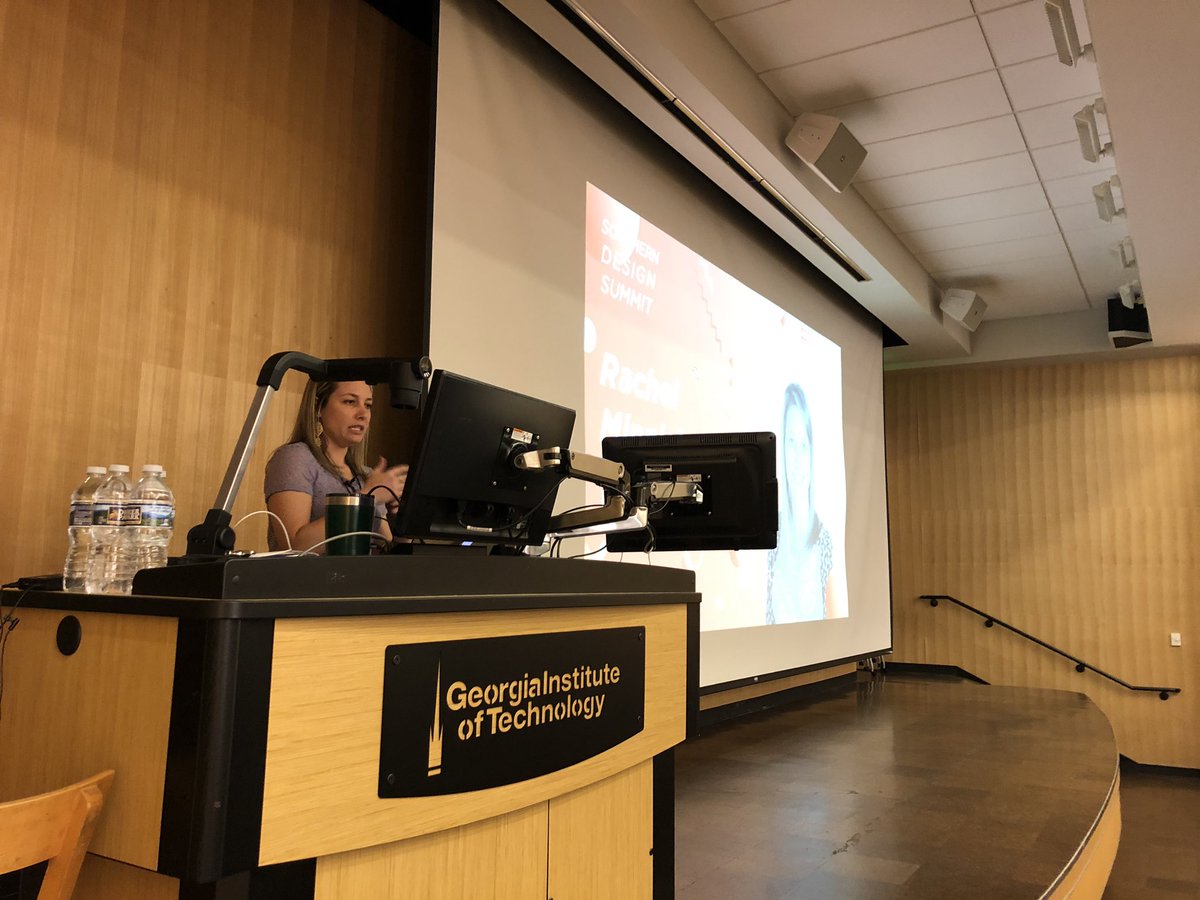 Shank71's tweet photo. Character, plot, theme.  Key parts of @RachelMinnicks lessons in storytelling for design communication. #sds2019 #SouthernDesignSummit @idsaatlanta https://t.co/zueNlQoYuq